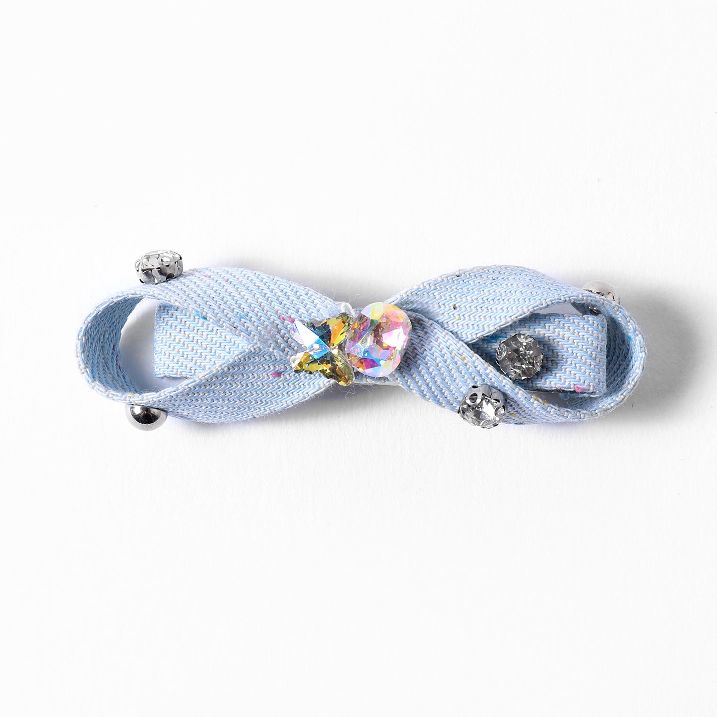 Butterfly Denim Hair Clip