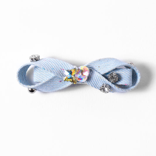 Butterfly Denim Hair Clip