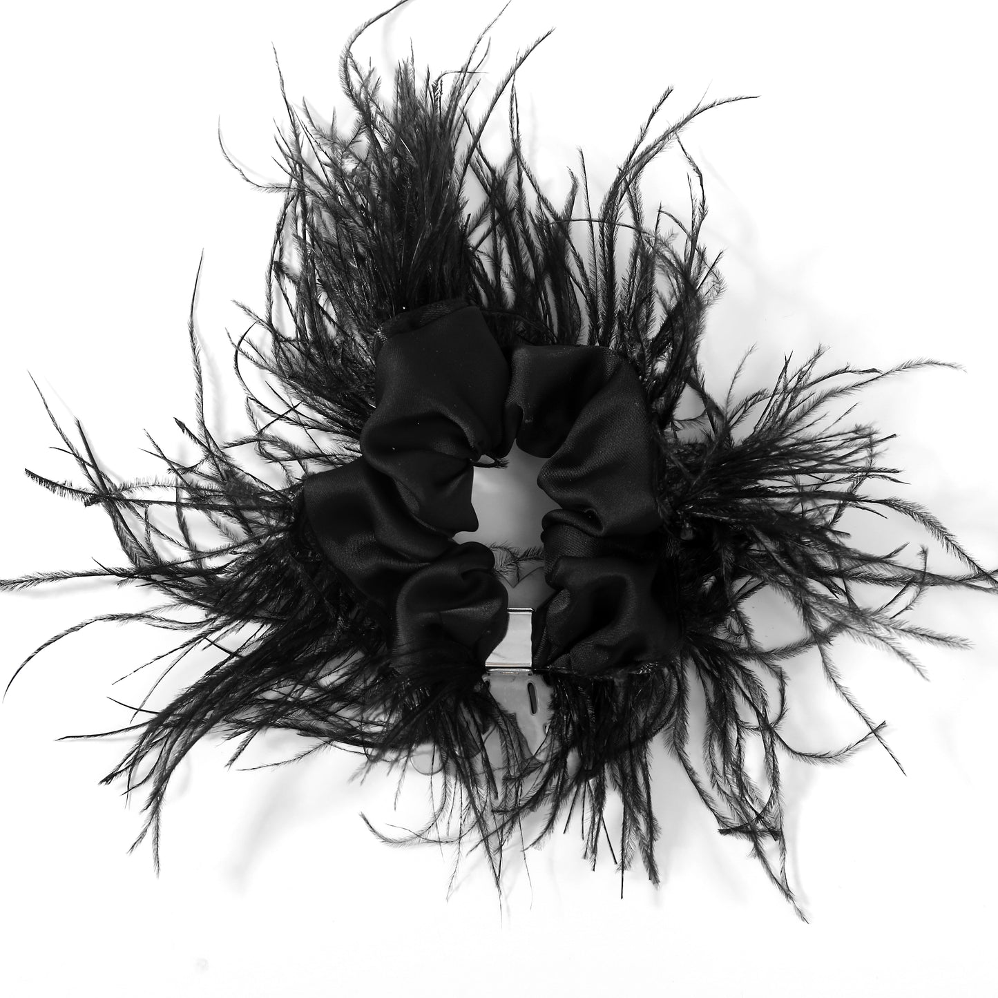 Gothic Feather Hair Tie